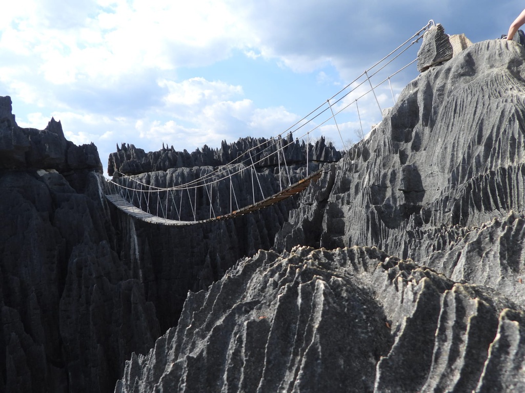 Tsingy dans le parc national Bemaraha